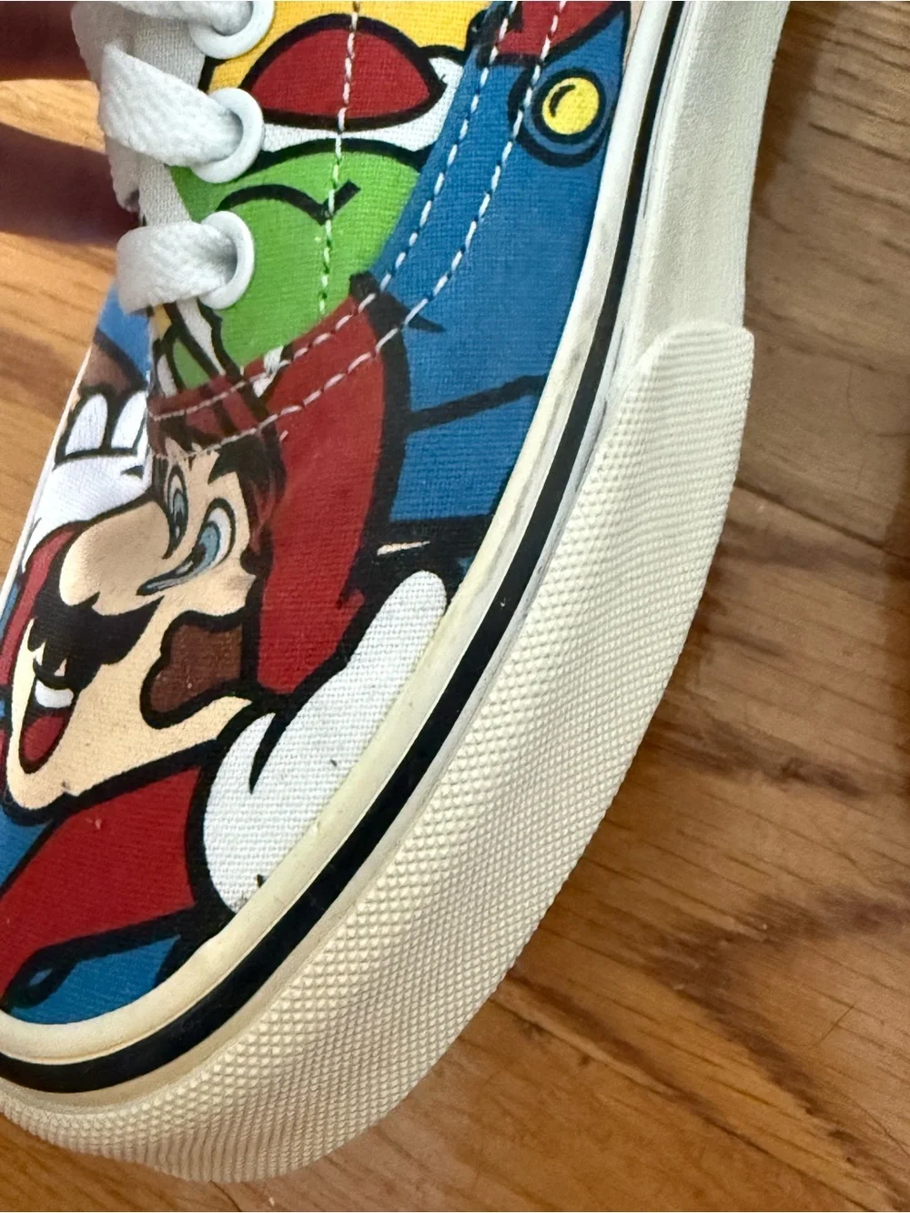 Limited Edition Super Mario Vans Era Sneakers - Men Sz 7.5/ Women Sz 9